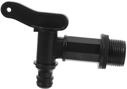 SMASOLO Conector de Agua para Barril de Lluvia Adaptador de Riego de Jardín Fitting para Accesorios de Jardinería Instalación Rápida y Compatible con Válvulas y Aspersores