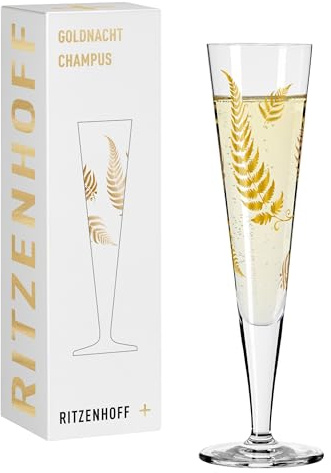 RITZENHOFF Flûte à champagne - 200 ml - Fabriqué en Allemagne | Réf. 1071048, 1 flûte à champagne 200 ml, en cristal, lave-vaisselle