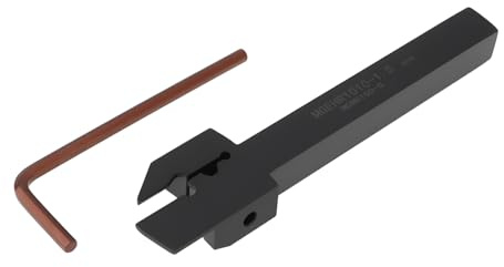 OTOTEC 1 Set Cut-Off Grooving Lathe Tool Holder with Small Wrench RH MGEHR1010-1.5 Compatible with MGMN150 Inserts