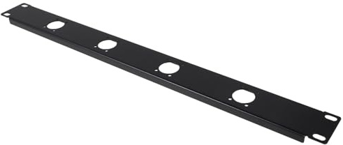 UTHCLO Audio Patch Panel Xlr Panel Mount for Secure Audio Mounting for Home Office Network Cabinets Efficient Wire Management Cable Organizer Storage