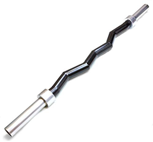 Strength Shop Dicke SZ Olympische Curl Stange, 50 mm Dick - EZ Bar Curlhantel 1.2m Griff Grip 12kg 50mm Rotating Sleeves