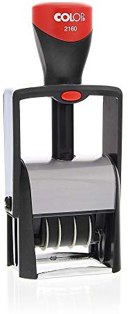 Datumstempel Colop Classic Line 2160 custom (41x24 mm - 2 Zeilen) mit individueller Textplatte