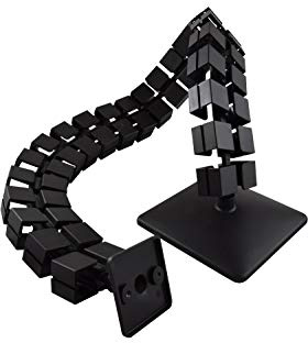 Kabelführung eckig Kuba 1 Länge:759 mm Kabelschlauch Made in Germany von Oskar Lehmann (Schwarz)