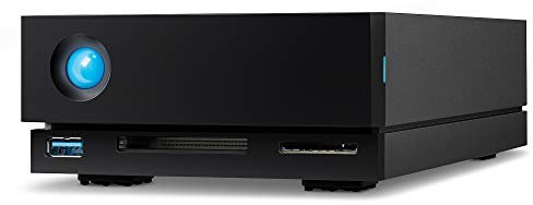 LaCie 1big Dock HDD da 8TB, Hard Disk Esterno, 7200 RPM, Thunderbolt 3, PC Mac iPad & iPhone, Data Rescue Service (STHS8000800)