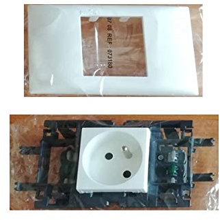 Legrand 073180 Mosaic socket 2P+T DLP and columns - support