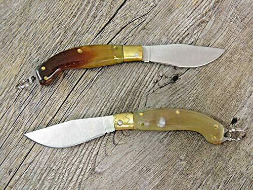 Generico 1 x Coltello 14 CM PORTACHIAVE arbus Sardegna SARDO Manico Corno di Bue PATTADA 118193