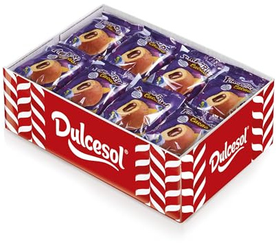 Pandorinos Dulcesol - Caja 24 Pandorinos Rellenos de Cacao - Tierno Bollo Relleno de Chocolate - Pandorino.