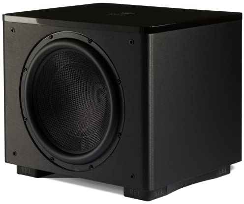REL Acoustics HT/1510 Predator Subwoofer, HT-Air trådlös kompatibel, svart vinyl
