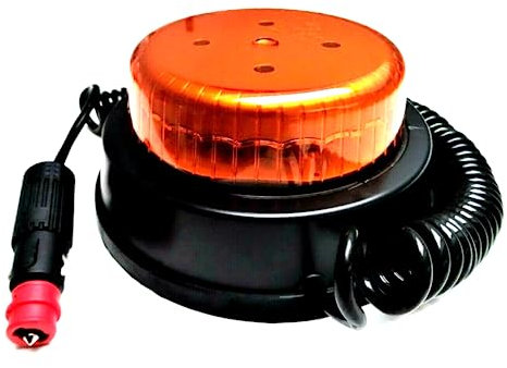 MelTruck® LED Rundumleuchte Warnleuchte Rotation 12V 24V Magnet für PKW LKW Traktor E9