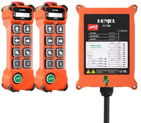 H108 Crane Remote Control Wireless Industrial 24V 110V 8 Channel