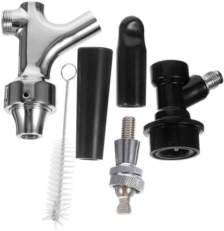LIFKOME Robinet De Bière Artisanale en Acier Inoxydable Robinet pour Fût De Bière Conception Scellée pour La Perte De Mousse
