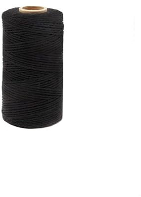 Corda da Giardino 100m Nero Bianco Spago di Cotone Panettieri Spago for Confezioni Regalo di Festa Macellai Cottura Arti Mestieri Giardinaggio Decorazioni di Nozze (Color : Black)