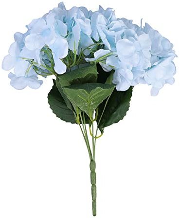 ABOOFAN Künstliche Hortensie Dekorative Künstliche Blumendekoration Simulation Hortensie Lebensechte Blumenverzierung Hochzeitsblumendekoration