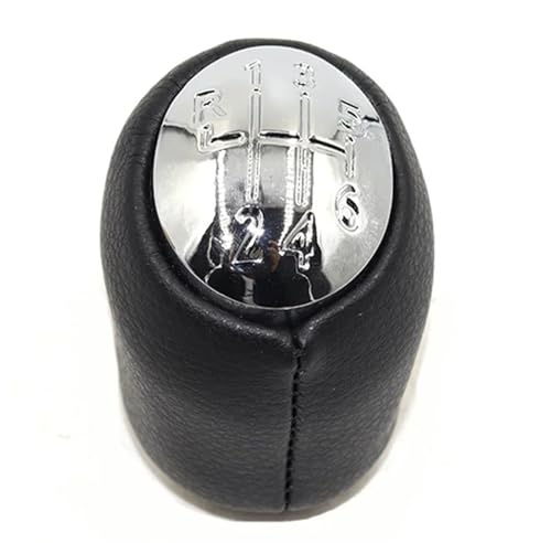 Pommeau Levier Vitesses Manuel pour Espace 4 IV 2003-2014 Poignée de sélecteur Manuel Pommeau de Levier de Vitesse à 6 Vitesses Changement de boîte de Vitesses Levier de Changement de Vitesse Cuir