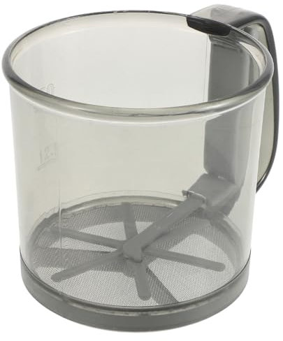 OKUMEYR Colador de Harina Eficiente con Malla para Hornear Y Tamizar Azúcar Manual para El Hogar