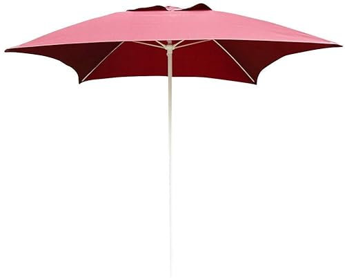 HUIBBGO Ombrellone Portatile Quadrato da 2,0 m, ombrellone Pieghevole Compatto con Protezione UV per Balcone, terrazza, Giardino, ombrellone da Esterno, Parasole