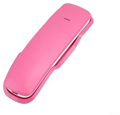 Hasaller Telefono con filo dal design simile a cordless 13 numeri di memoria Indicatore LED Suoneria udibile Montaggio a parete o scrivania Per casa, ufficio e dormitorio