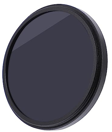 62mm Nd32 Kamerafilter für Kameraobjektive aus Aluminium Schwarz | Variabler Objektivfilter, Einstellbar für Dynamische Szenen und Streams, Leicht zu Montieren und Demontieren