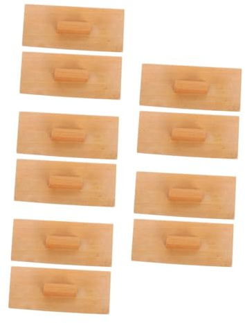 Alasum 5 Paare Holz Sandblock Percussion Instrument Orff Rhythmusspielzeug Robust Handbetrieben Fördert Hand-Auge-koordination und Musikalische Früherziehung