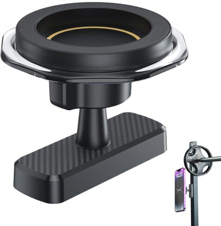 Magnetisk Telefonhållare För Gym | 17mm 360 Grader Justerbara Yoga Tillbehör,Magnetisk Mobilhållare | För Gym Bil Kontor Resor Lastbil Kylskåp Garage Vägg Video Inspelning Direktsamtal