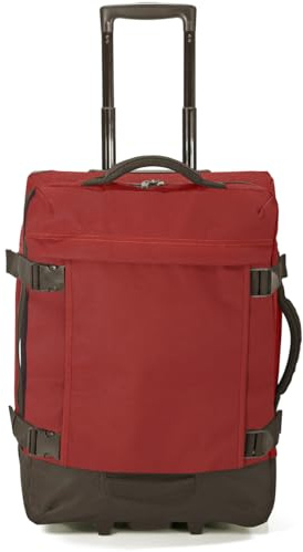 BENZI Maleta de Cabina BZ5850NA-50, Blanda, 2 Ruedas, 50 cm Cabina, Asa Telescópica, Naranja