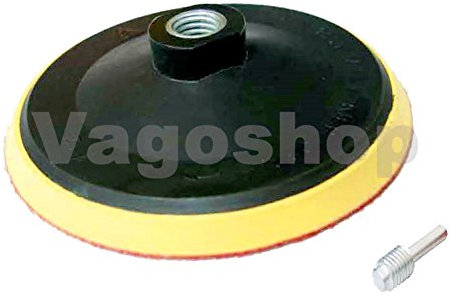 2 x Support assiette 150 mm plateau de ponçage velcro avec filetage M14 Polissage Assiette Assiette Velcro