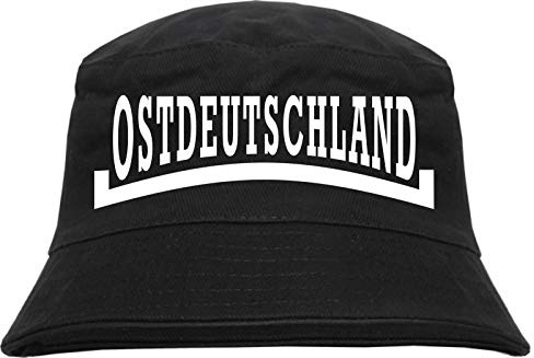 HB_Druck Ostdeutschland Linie Fischerhut - Bucket Hat S/M Schwarz