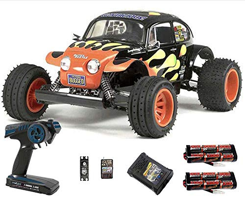 Tamiya RC 1:10 Blitzer Beetle Premium Wheel Radio Controlled Car, Ages Kid & Adult