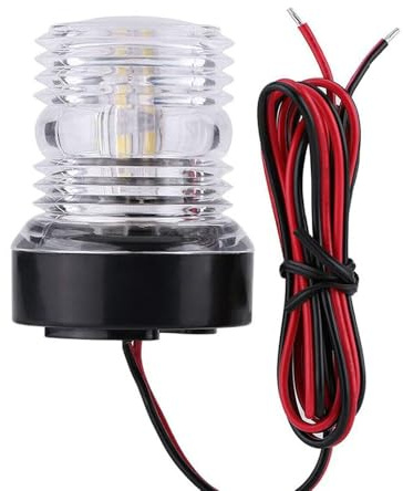 ISURE MARINE Boat Yacht Navigation Anchor Lights All Round 360° White 12V LED Daylight Waterproof Signal Lights