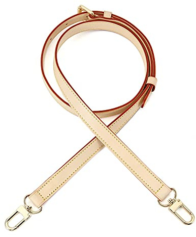 Senral Schulterriemen für Taschen Non Tanned Vachetta Riemen Leder Crossbody Strap Ersatz 41''-50 ''Für Tasche Metis Alma Speedy Artsy Eva