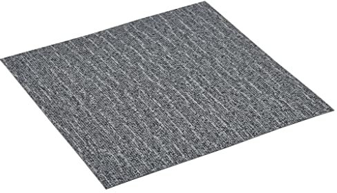 vidaXL 20x Tarimas Autoadhesivas Lama Baldosa Azulejo Suelo Salón Sala de Estar Dormitorio Antideslizantes Impermeables PVC 1,86 m² Gris