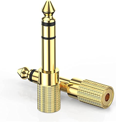 3.5mm to 6.35mm Audio Jack, Headphone Jack Adapter Headphone Adapter Headphone Jack Adapter 1/4 inch to 3.5mm Female 1/8 inch Audio Stereo Adapter Quarter inch Adapter, Headphones Audio Stereo Jack