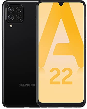 Samsung - Smartphone Galaxy A22 64GB Androiid 11-Noir - Version FR (Reconditionné)
