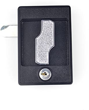 MS902 Plane Rotation Locks Heavy Cabinet Lock Alloy Black for Distribution Box Tin Trunk Special Locks 1Set