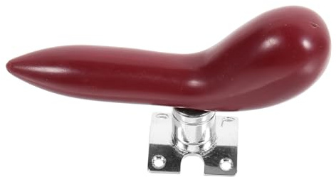 Rote Fagott Daumenstütze mit Abnehmbarem Versilbertem Sockel | Abs und Eisen, Vogelartige Form, Leicht Tragbar und Robust Verarbeitet, Zubehör für Bassoon