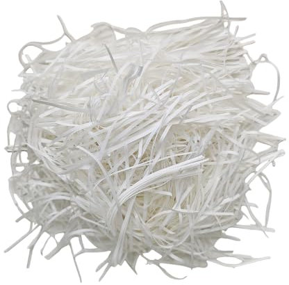200g Füllmaterial Geschenk, Füllmaterial Für Pakete,Geschreddertes Papier Für Geschenkbox,Festival Geschenk Dekoration Verpackung -Cremefarben