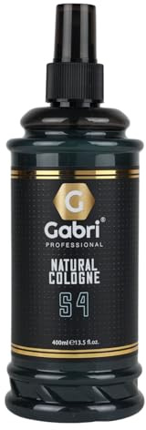 Gabri Professional S4 Natural Cologne 400ml - Eau de Cologne - Parfum rafraîchissant, Application polyvalente, Longue durée, Doux pour la peau