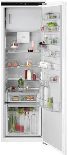 AEG Einbau-Kühlschrank 178cm mit 4-Sterne-Gefrierfach, Serie 6000 DynamicAir: gleichmäßige Kälteverteilung auf allen Ebenen, Kühlen 261L, Gefrieren 22L, SoftClosing, LCD-Display, Festtür, TF6FS181DC
