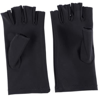 OATIPHO Guantes Anti-Uv para Manicura 5 Pares Material Protección Uv Guantes de Dedo para Actividades Libre y Ciclismo
