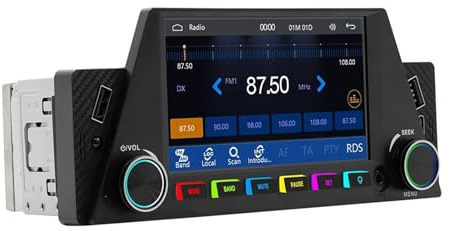 sistema di navigazione video per la riproduzione di auto Autoradio stereo da 4,7 pollici Lettore multimediale Video Bluetooth Mirror Link Dual