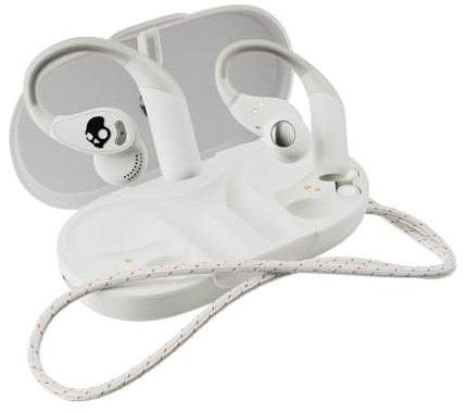Skullcandy Push 540 Open Wireless Open-Ear Bluetooth Earbuds Bone | Sweat and Water Resistant, 42 Hours Battery, Detachable Neckband, Secure Over-Ear Fit, Running Outdoors, Exercise, Gym