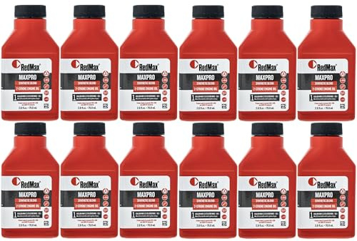 Redmax 580357201 2.6oz Bottle of Red Max Synthetic 2 Stroke Oil w/ Fuel Stabilizer 50:1