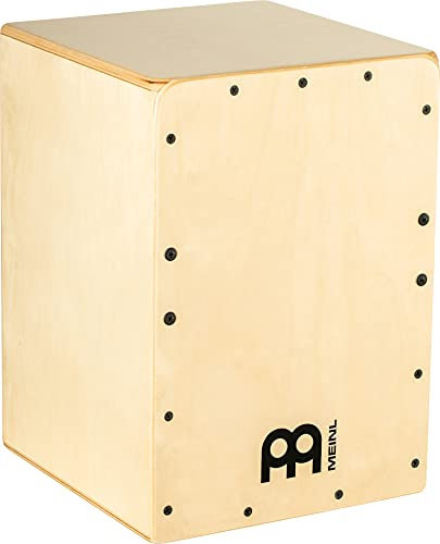 Meinl Percussion Jam Cajon Instrument - Kleine Trommelkiste für Kinder und Erwachsene bis 1,50 m - Schlagfläche Baltische Birke (JC50B)