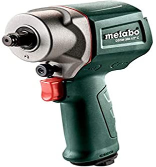 metabo Druckluft-Schlagschrauber DSSW 500-1/2 C - 1/2 Vierkantaufnahme, 540 Nm Drehmoment, 860 Nm Lösemoment, kompakt & leistungsstark - Für Kfz, Werkstatt, Reifenwechsel & professionelle Anwendung