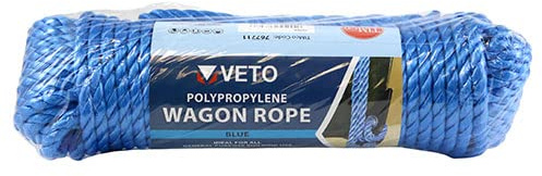 TIMCO Blå Polypropylen Vagn Rep - 9 mm x 27 m