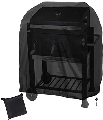 Timisea Housse de barbecue - 77 x 70 x 110 cm - Housse de barbecue à gaz - Oxford 420D - Résistante aux intempéries - Imperméable, indéchirable - Protection UV