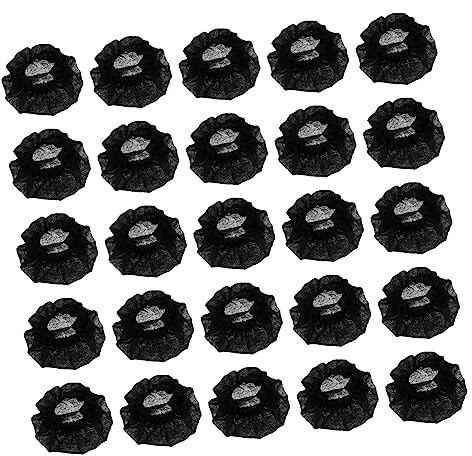 FUNOMOCYA 100pcs Black Non-woven Microphone Sleeve with Anti-splash Protective Effect Disposable Microphone Accessory to Block Saliva for Use