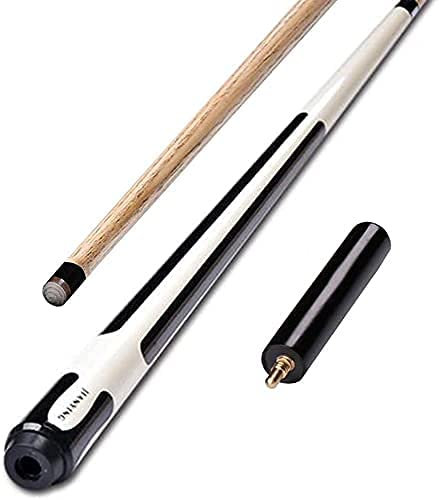 Pool-Queue, 1/2 Pool-Queue, handgefertigt, 57 Zoll, professioneller Pool-Stick/Queue, 18–21 Unzen Billard-Stick, Snooker-Queue mit Verlängerungszubehör, handgefertigter Billard-Que