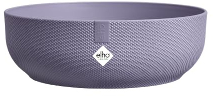 elho Jazz Bowl 28cm Blumentopf - Lavendel Lila | Ø 27.5 x H 9 cm | Für den Innenbereich geeignet | 100% recycelter Kunststoff