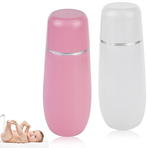 2 Stück Po Dusche: 400 ml Tragbares Bidet für die Wochenbett-Pflege, Easy-Bidet Ersetzt Feuchttücher & Dusch-WC,Moderne Intimdusche Wochenbett Tragbares Reisebidet für Schwangere Säuglinge Kleinkinder